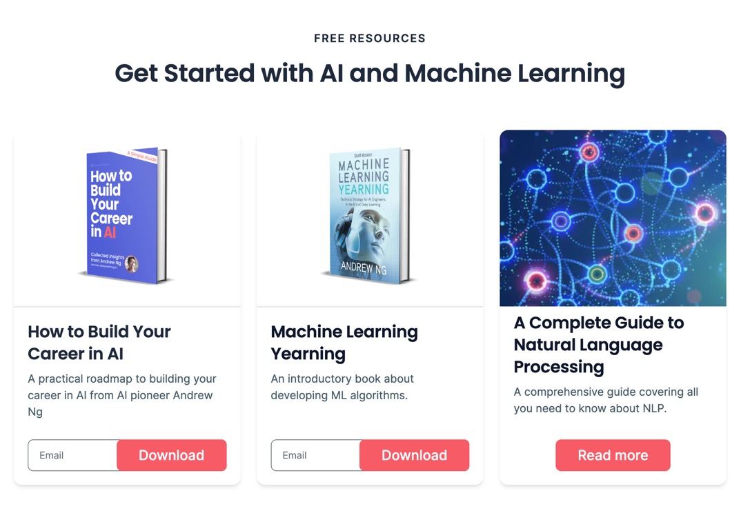 DeepLearning AI 深度学习和人工智能学习平台